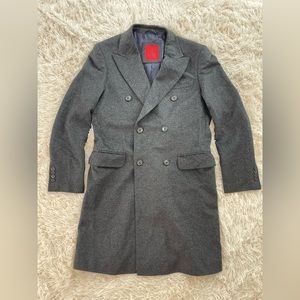 CH Carolina Herrera Mens Wool & Cashmere lined Coat gray size S